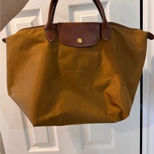 Longchamp Le Pliage Large/Short bag in Tan